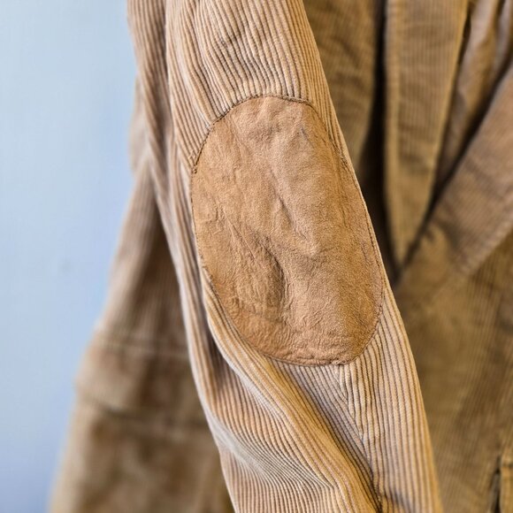 Vintage Cavender's 44XL Western Brown Corduroy Mens Blazer Sport Coat Elbow Patc - Picture 7 of 16